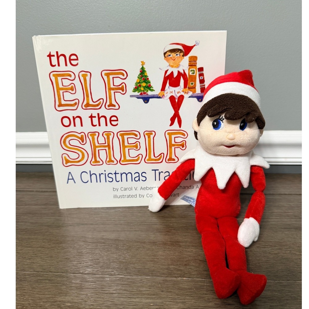 The Elf on the‎ Shelf: A Christmas Tradition Hardcover Book & Boy Elf Plush Set